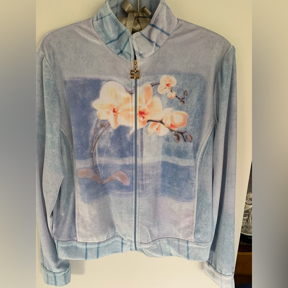 St. John Sport Floral Blue Women's Jacket